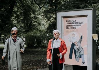 „Kuidas elavad haigused meie ümber?” avamine Tammsaare pargis. Annika Metsla