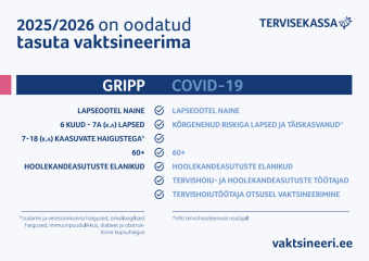 Gripi riskirühmad 2025/2026